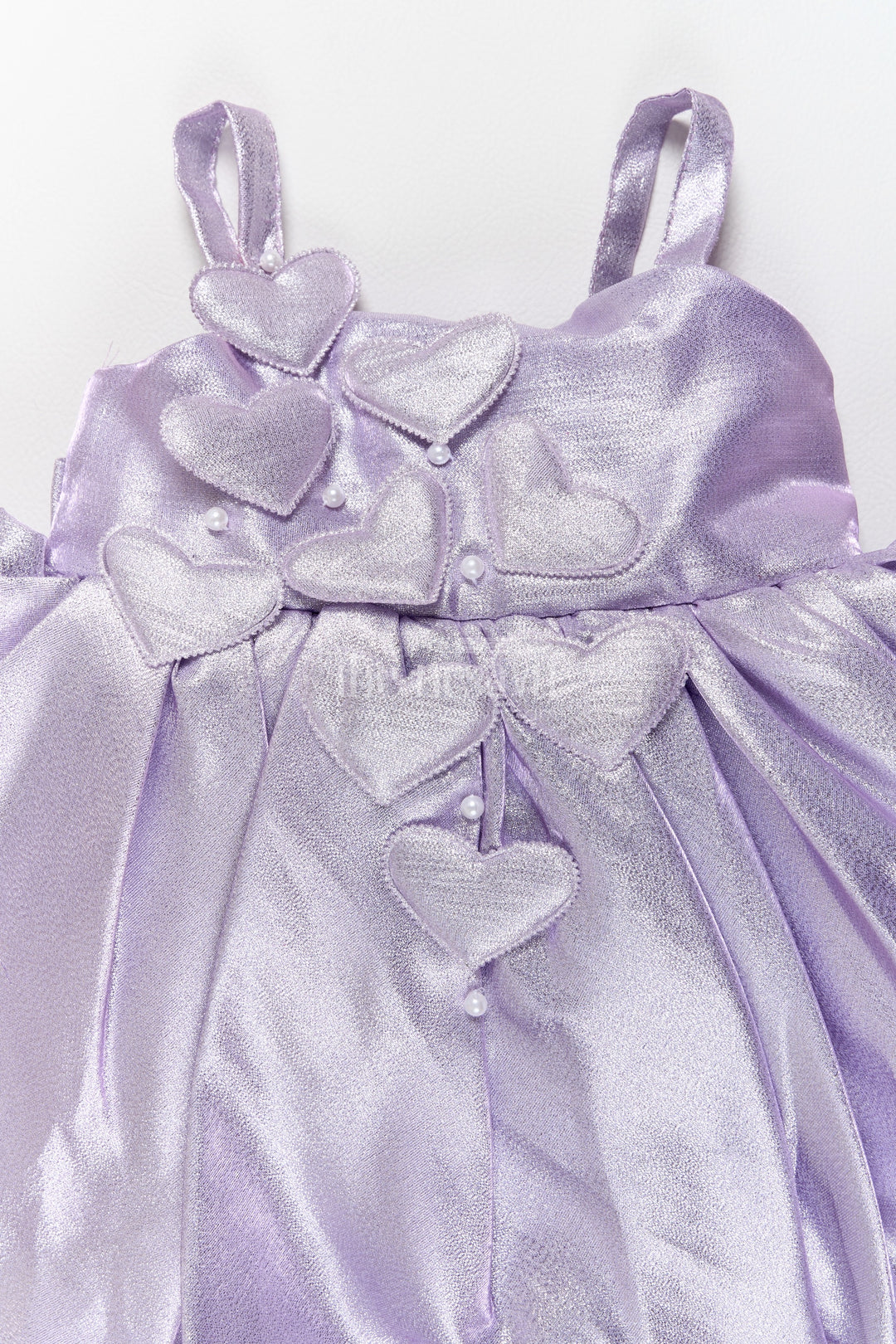 Girls Party Frock in Purple with Smart Tailoring
