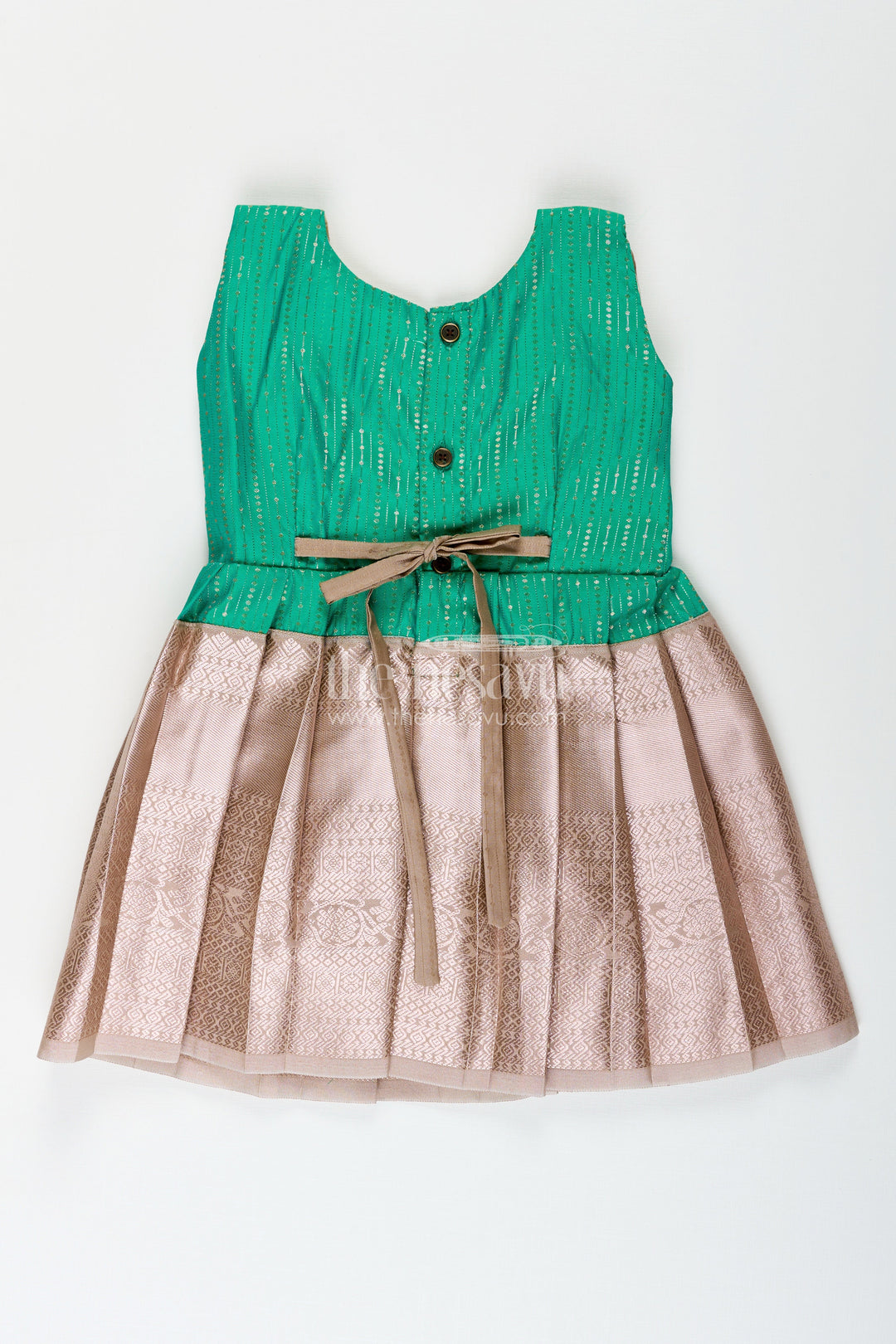 Baby girl silk frock for traditional functions and celebrations