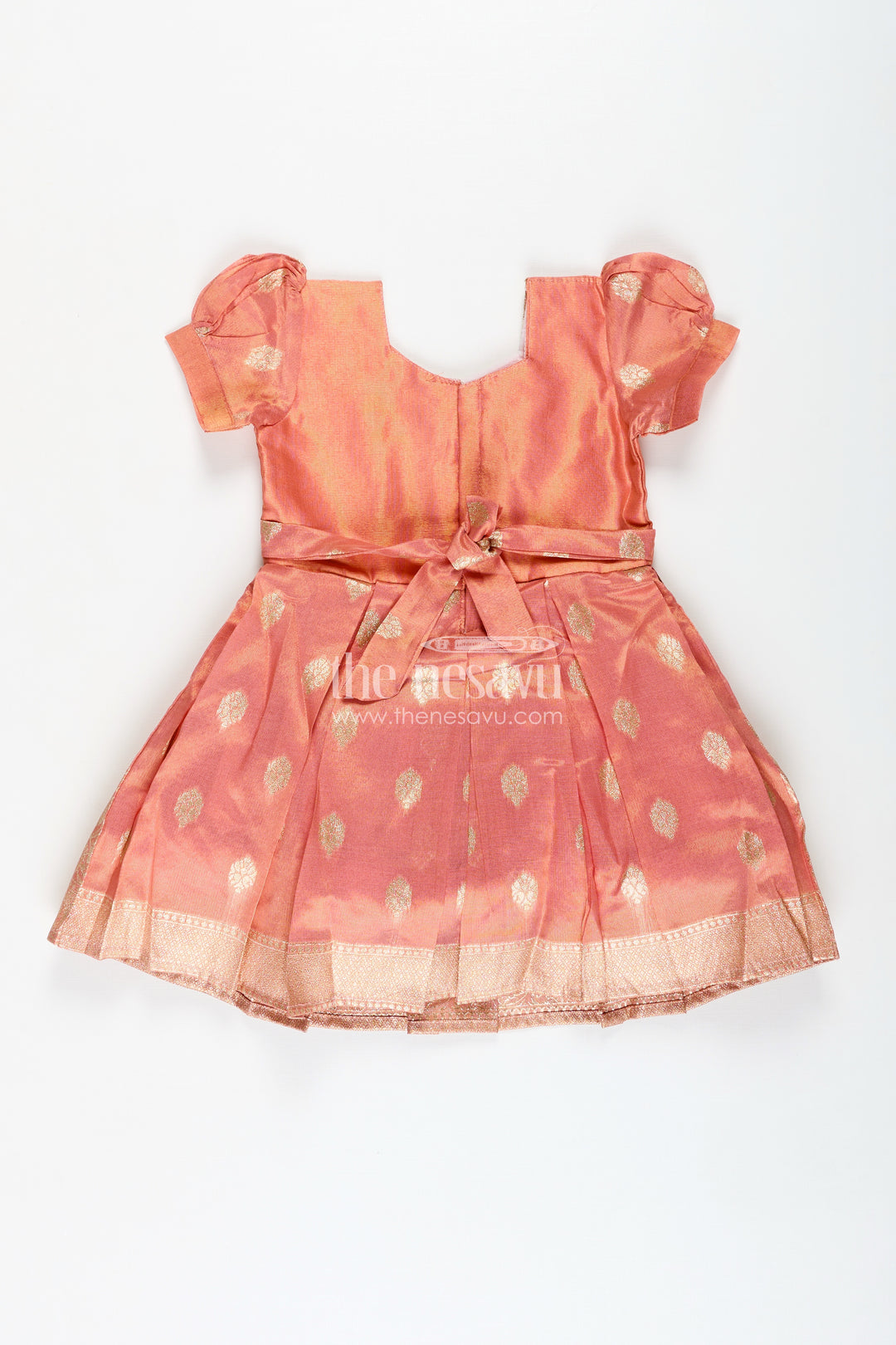 Pattu Frock For Baby Girl Naming Ceremony