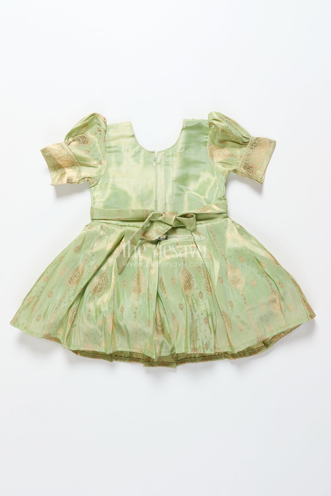 Baby girl silk frock for traditional occasions and milestone moments