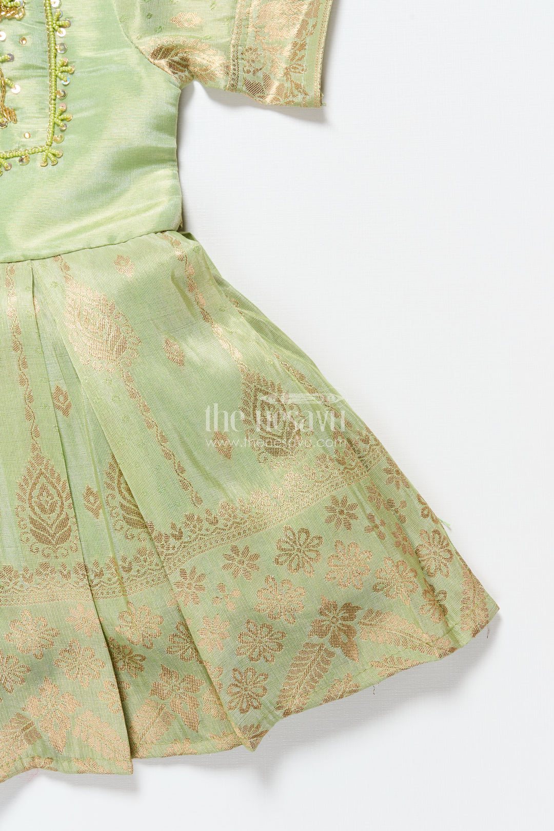 Baby girl silk frock for traditional occasions and milestone moments