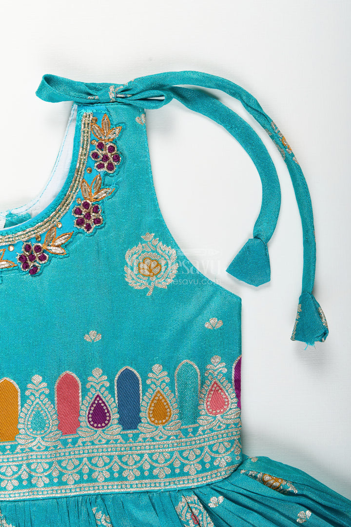 Baby girl silk party frock for festive occasions and birthdays