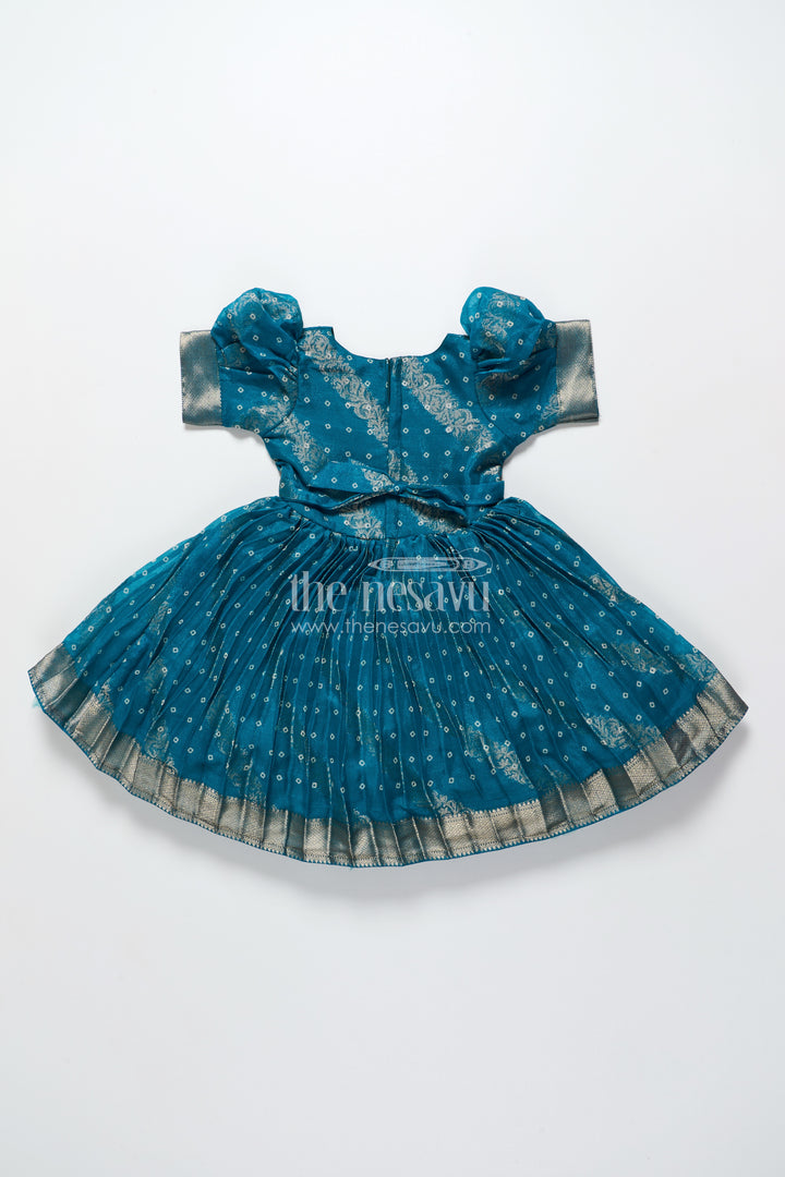 Silk frock for toddler girls perfect for ethnic functions and festivals