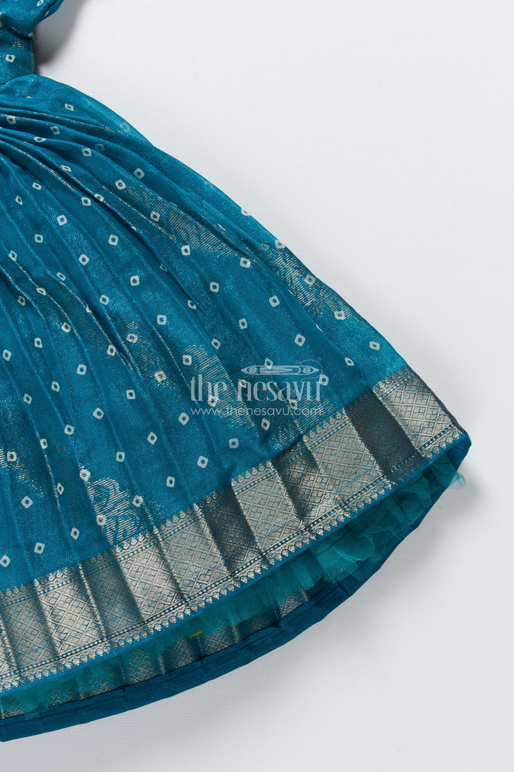 Silk frock for toddler girls perfect for ethnic functions and festivals