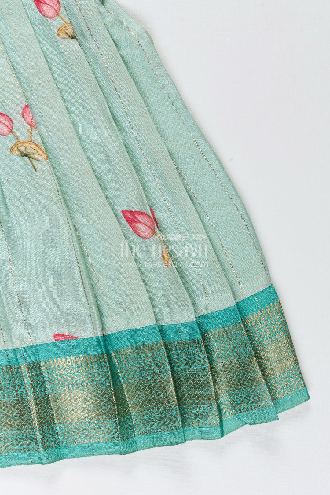 Toddler girl semi silk frock for weddings and cultural events