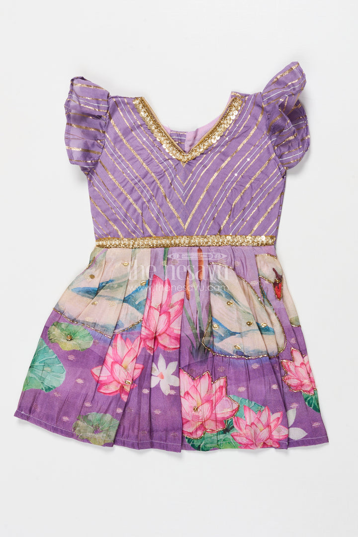 Silk Frock for Baby Girls for Festive Daywear and School Functions