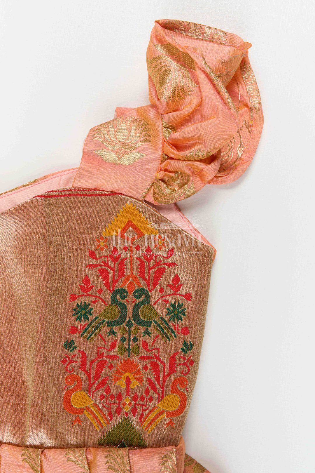 Baby Girl Silk Frock for Traditional Ceremonies and Festive Gatherings