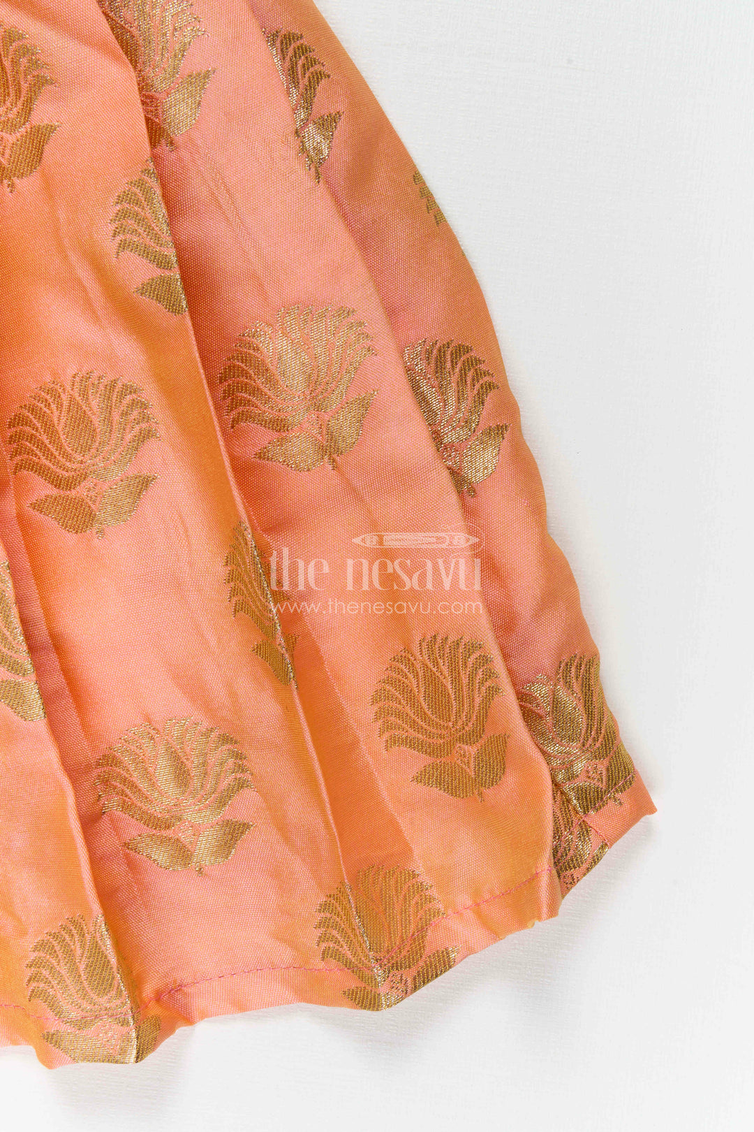 Baby Girl Silk Frock for Traditional Ceremonies and Festive Gatherings