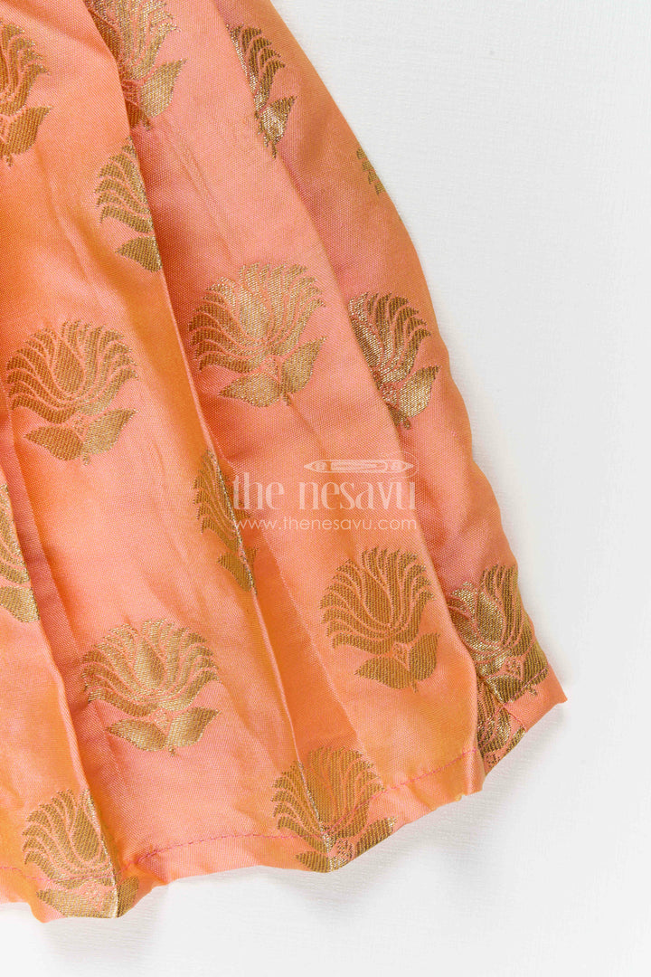 Baby Girl Silk Frock for Traditional Ceremonies and Festive Gatherings