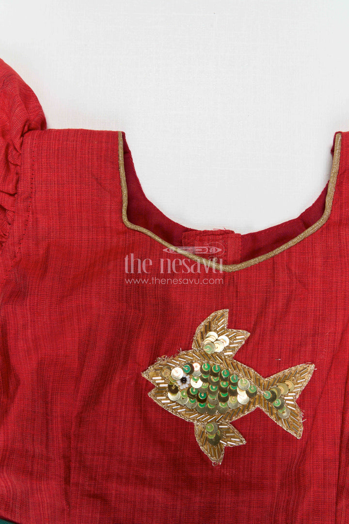Baby Girl Silk Frock for Festive Celebrations and Birthday Moments