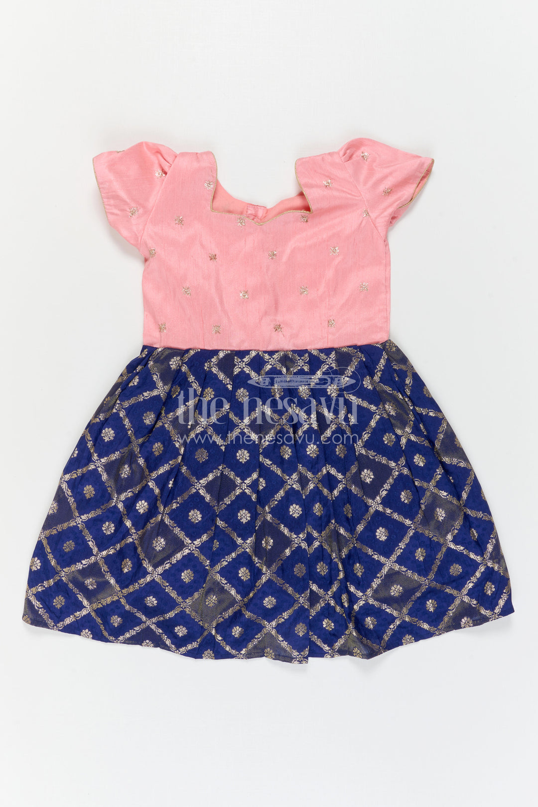 Baby Girl Silk Frock for Birthday Parties and Festive Outings