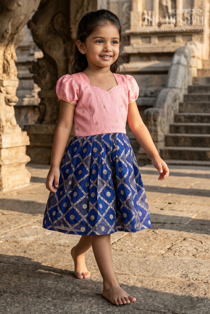 Baby Girl Silk Frock for Birthday Parties and Festive Outings