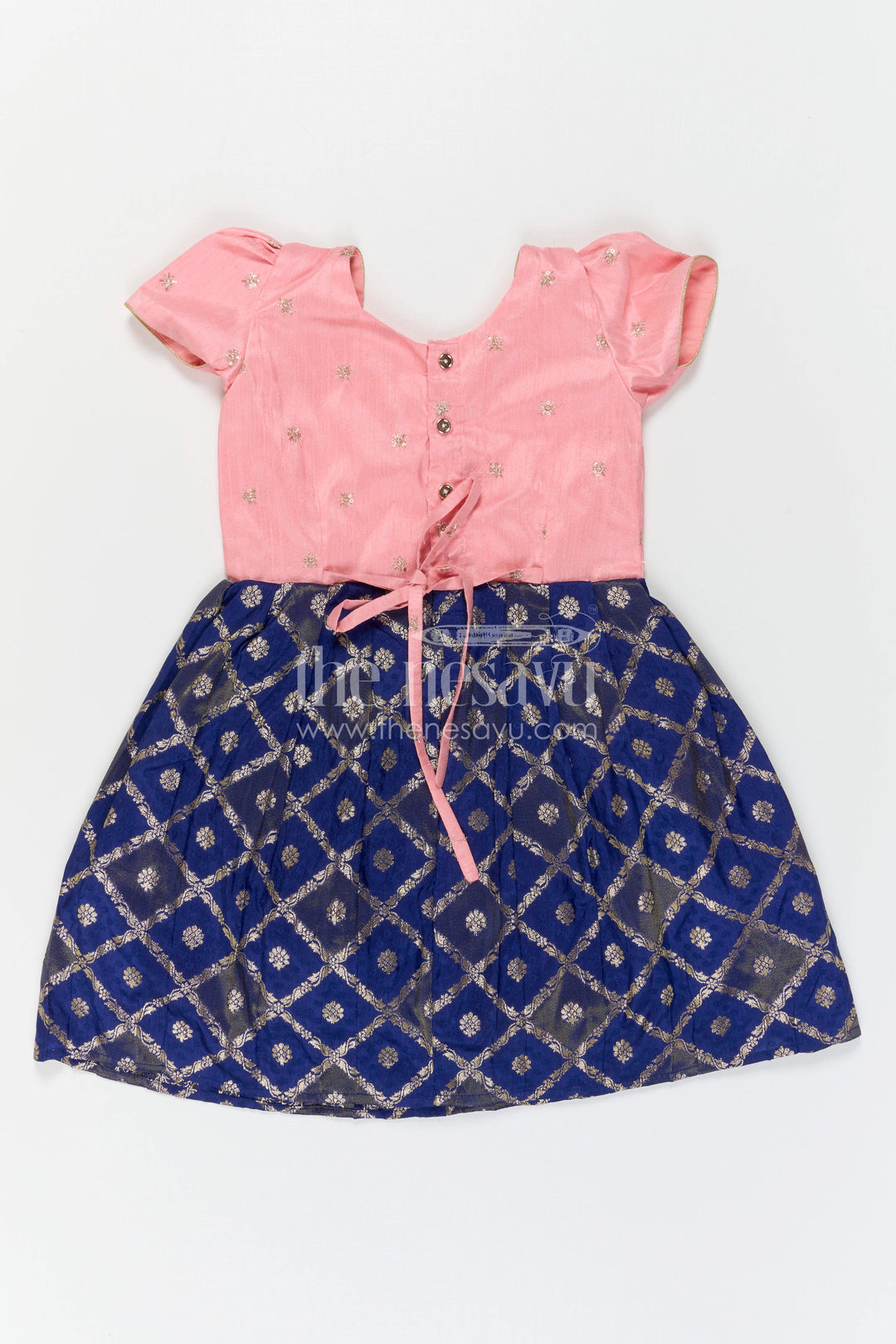 Baby Girl Silk Frock for Birthday Parties and Festive Outings
