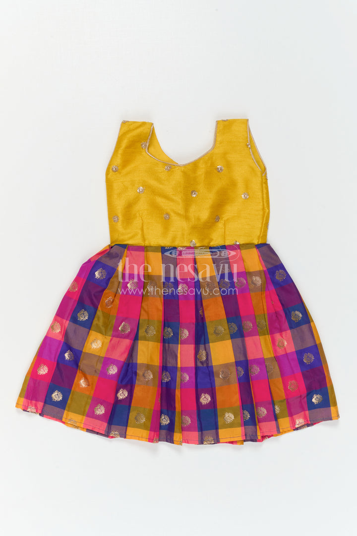 Girls Festive Silk Frock for Weddings and Traditional Functions