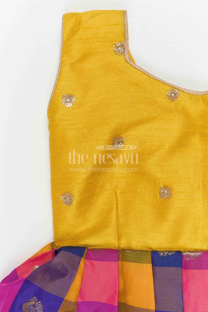 Girls Festive Silk Frock for Weddings and Traditional Functions