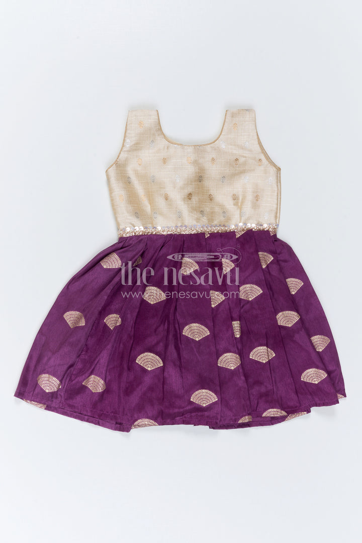Baby Girl Silk Frock for Festive Parties and Family Functions