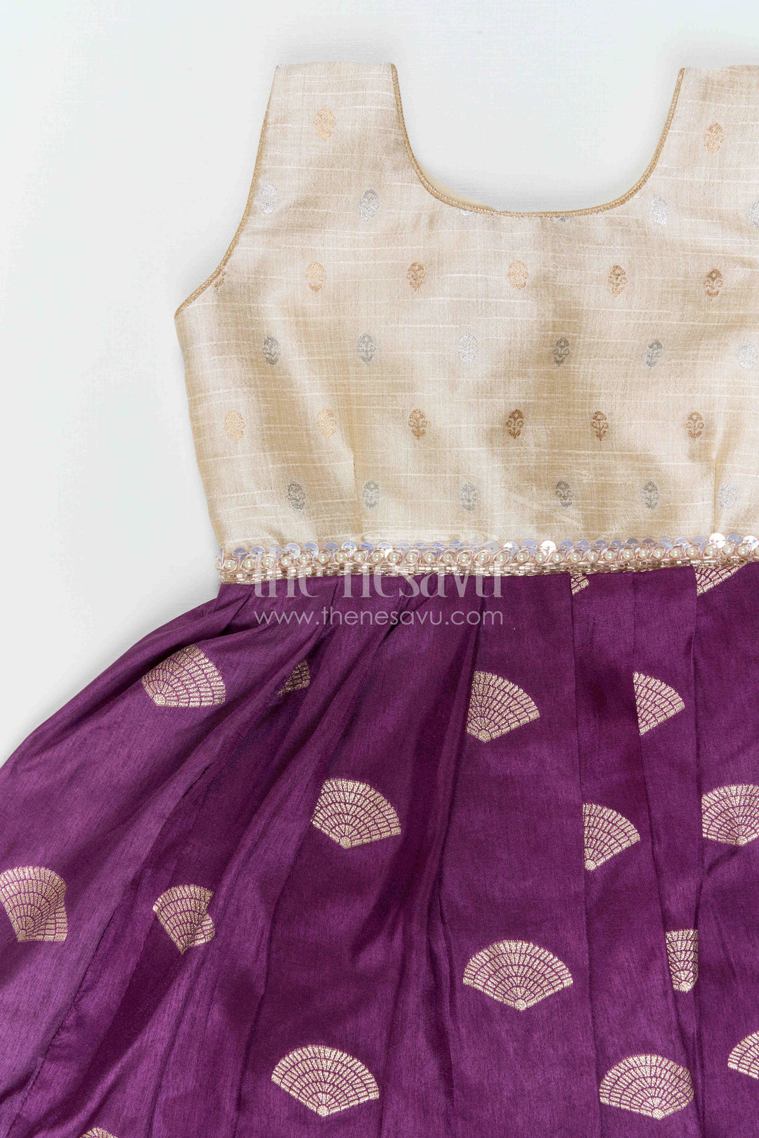 Baby Girl Silk Frock for Festive Parties and Family Functions