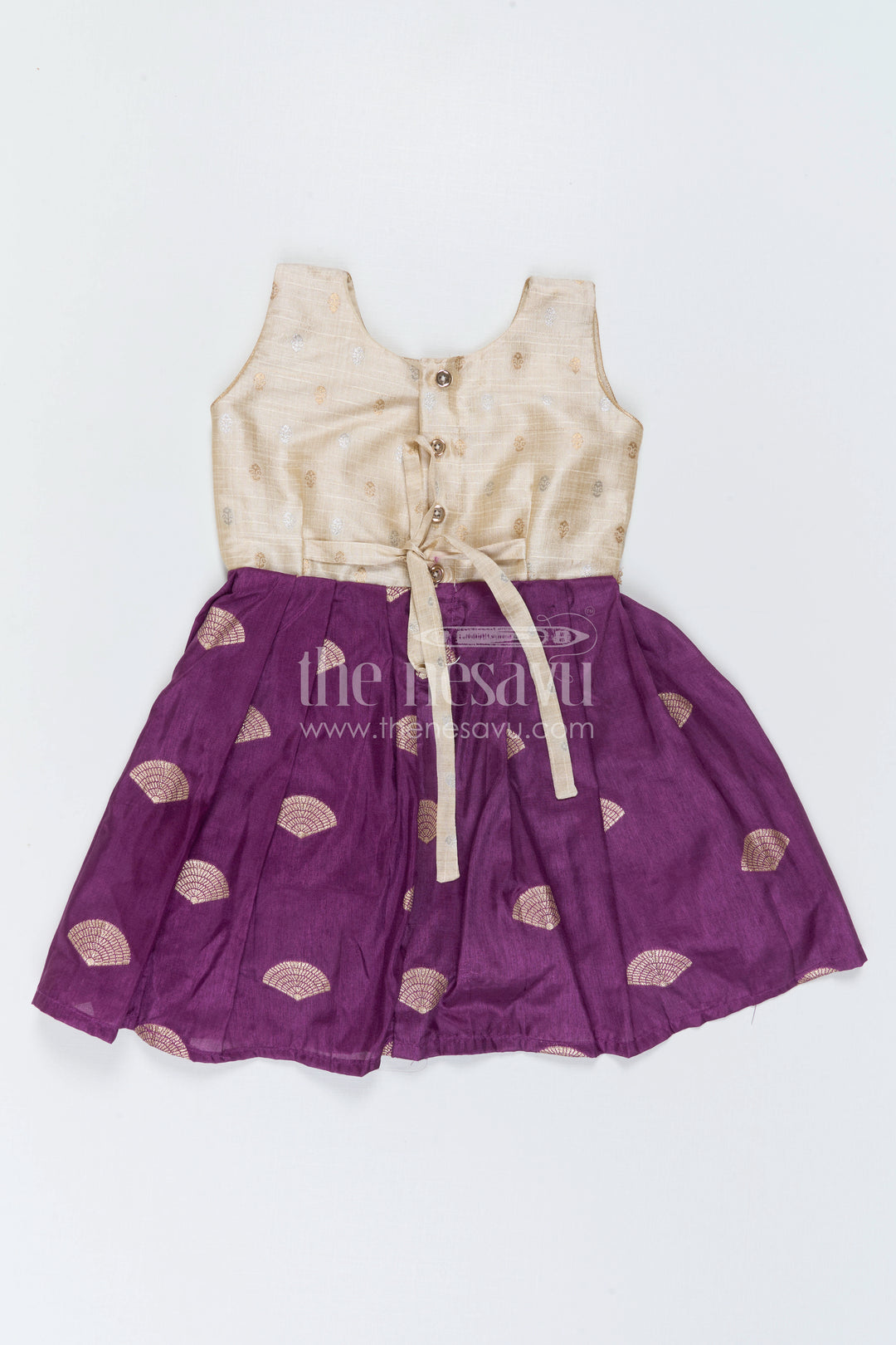 Baby Girl Silk Frock for Festive Parties and Family Functions
