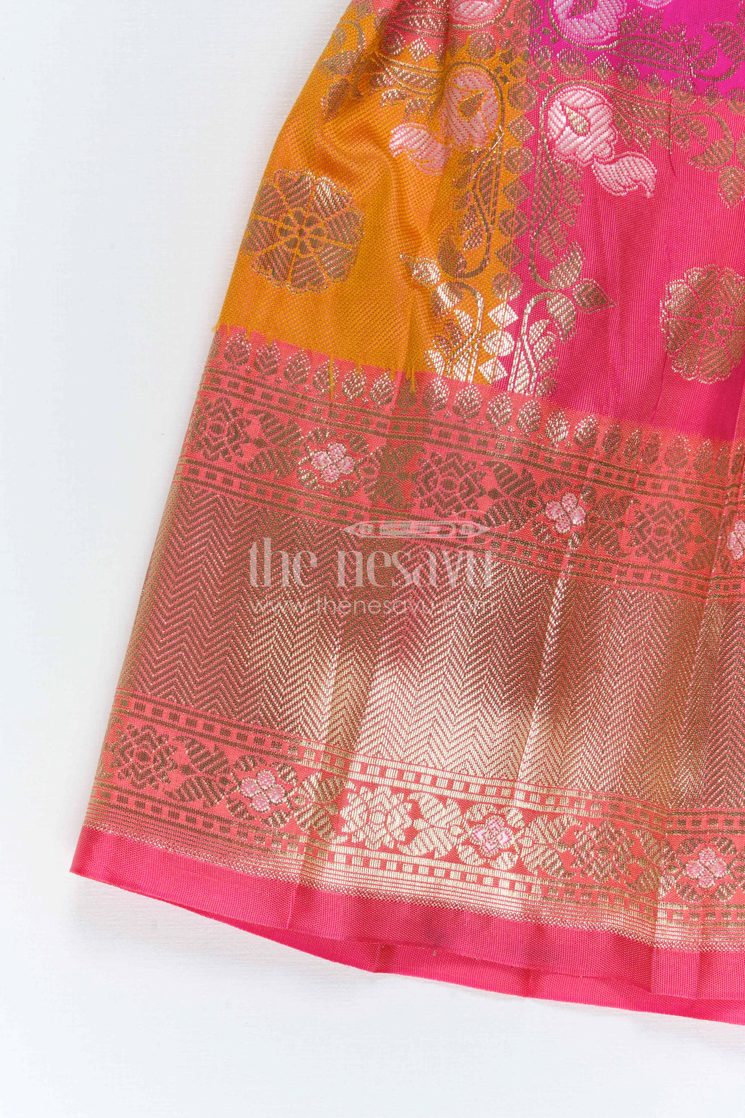 Kids Festive Silk Dress for Traditional Celebrations and Photos