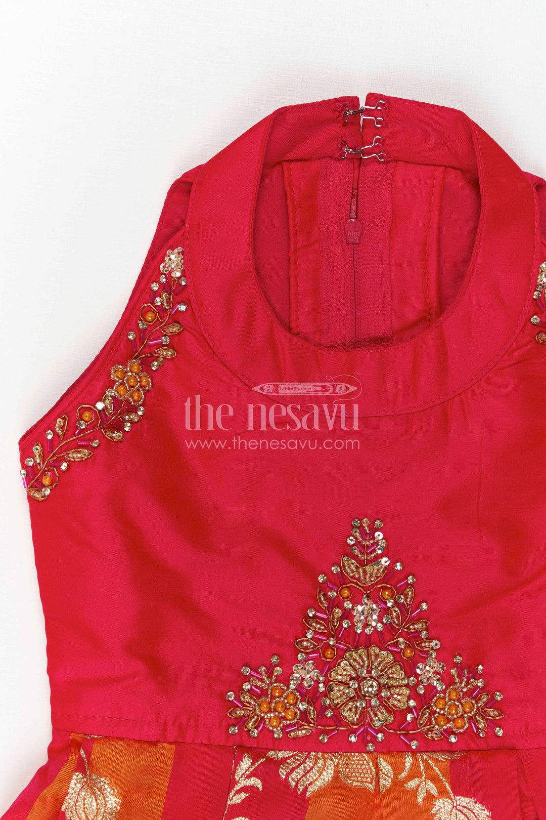 Girls Ethnic Party Dress for Birthdays and Festive Photoshoots