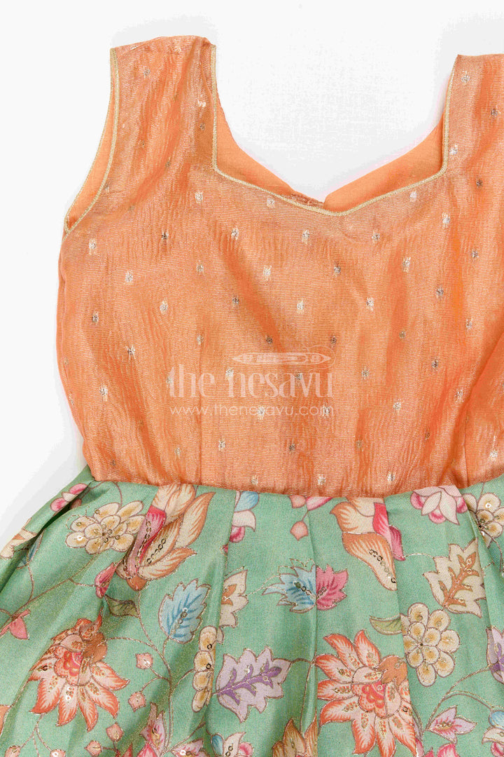 Girls Silk Frock for Festive Gatherings and Family Celebrations