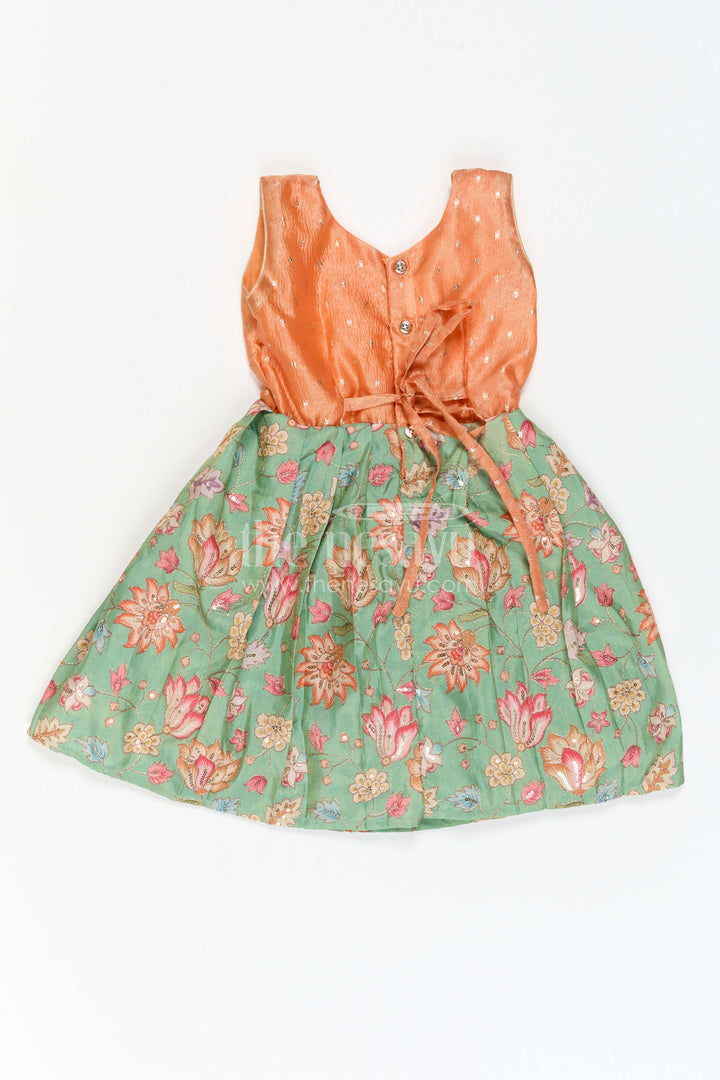Girls Silk Frock for Festive Gatherings and Family Celebrations