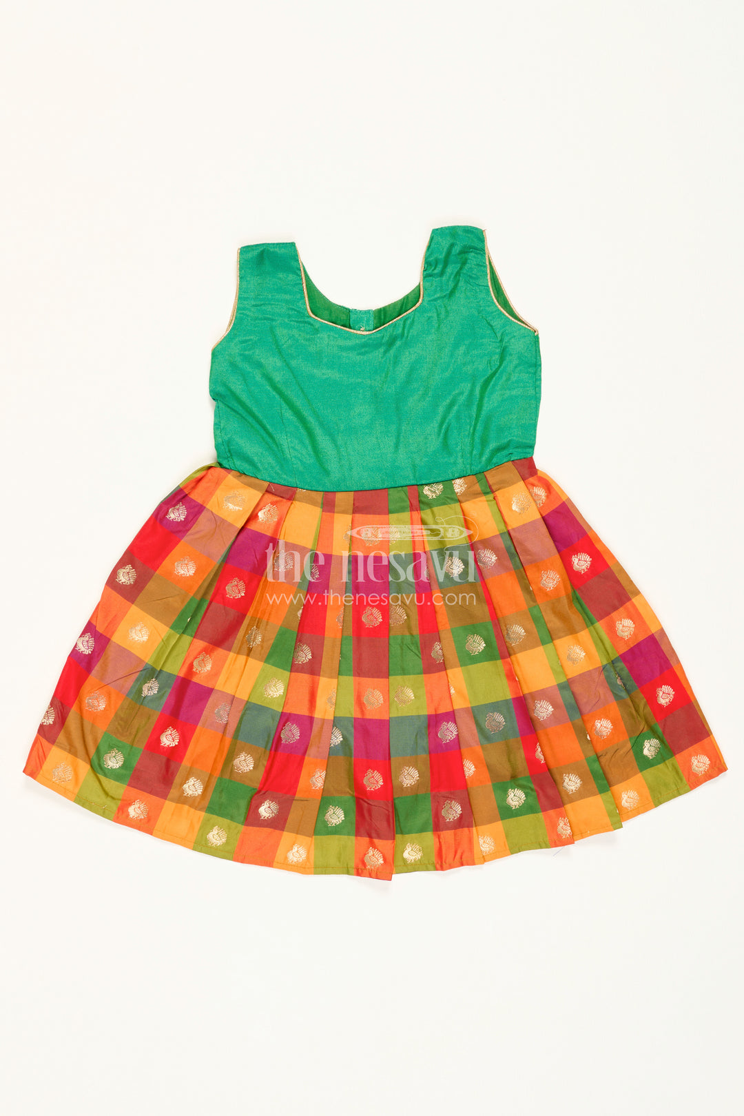 Girls Silk Frock for Cultural Celebration Days