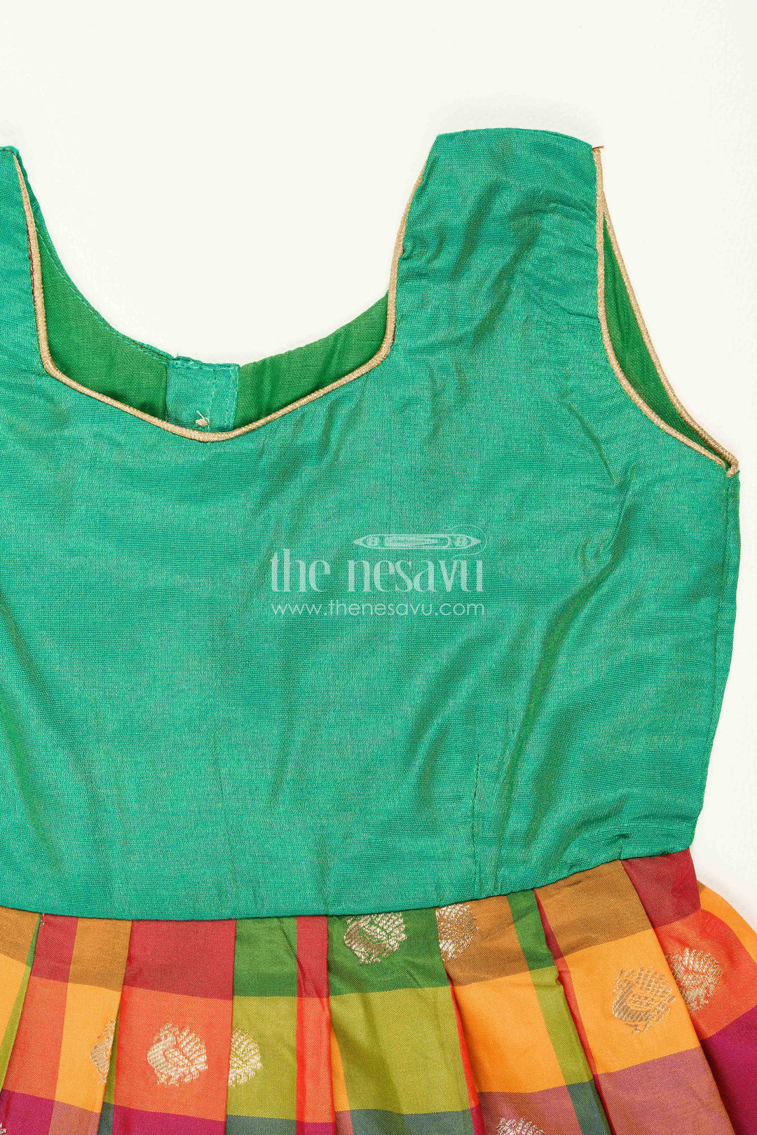 Girls Silk Frock for Cultural Celebration Days