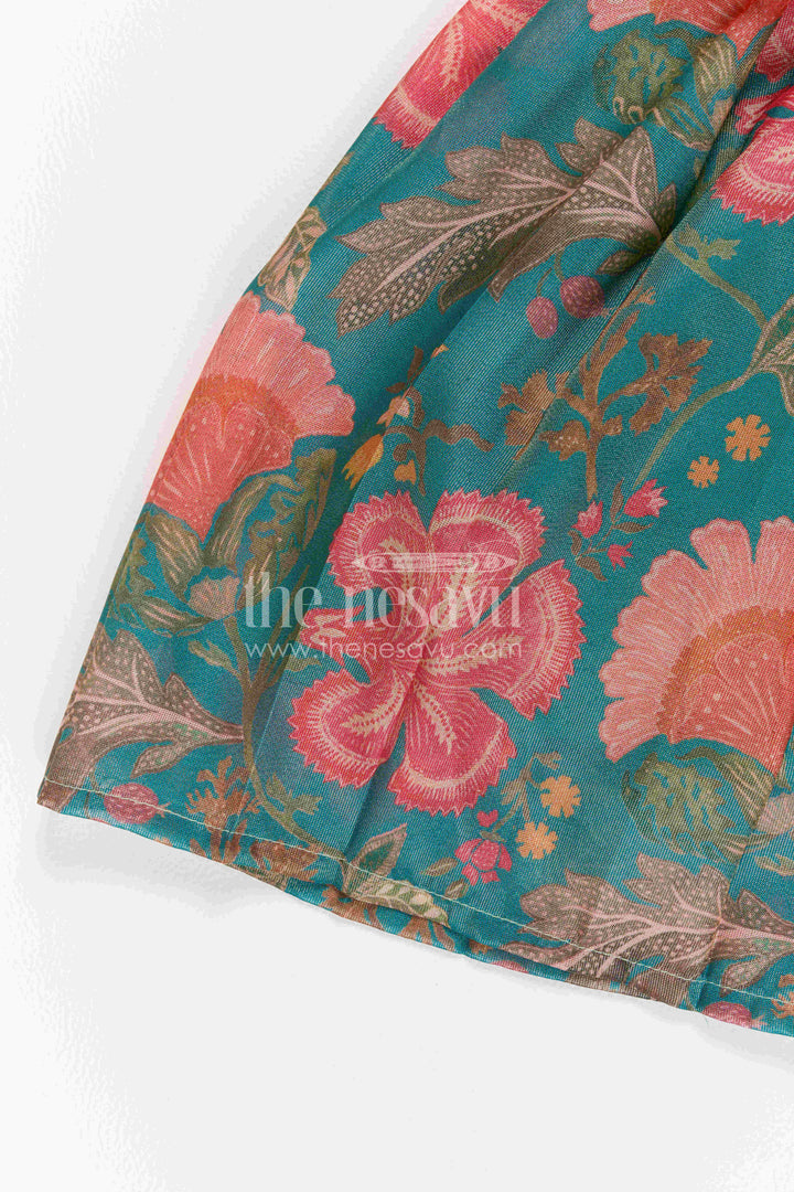 Toddler Silk Frock for Garden Birthday and Family Outing