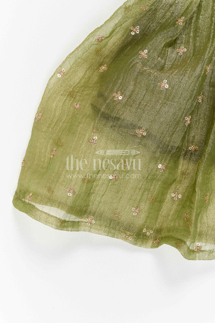 Baby Girl Silk Frock for Birthday Party and Photoshoot
