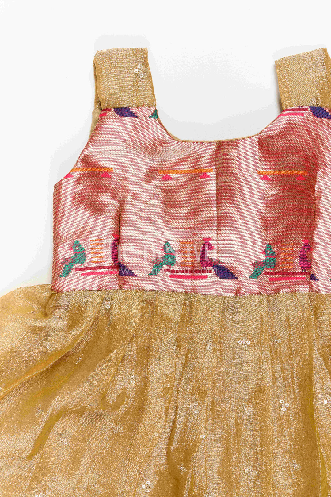 Infant Silk Frock for Naming Ceremony and Festive Moments