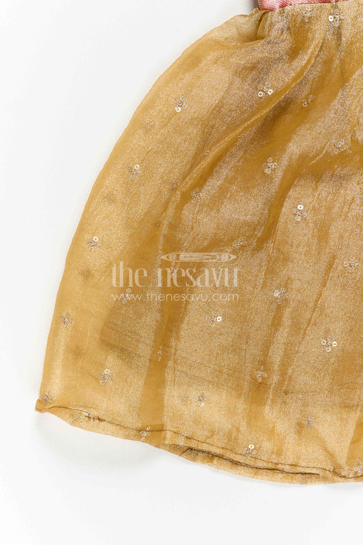 Infant Silk Frock for Naming Ceremony and Festive Moments