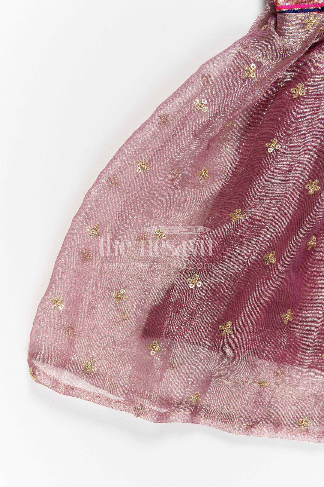 Toddler Girl Silk Frock for Festive Pooja and Family Events