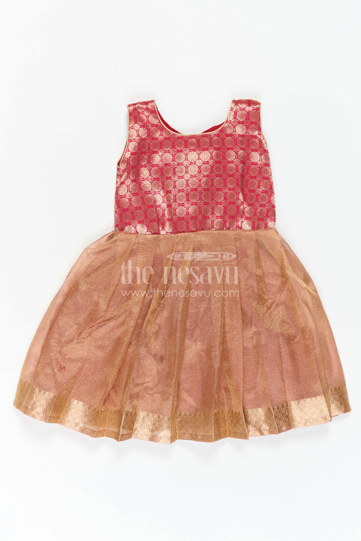 Girls Silk Frock for Birthday Parties and Festive Photoshoots