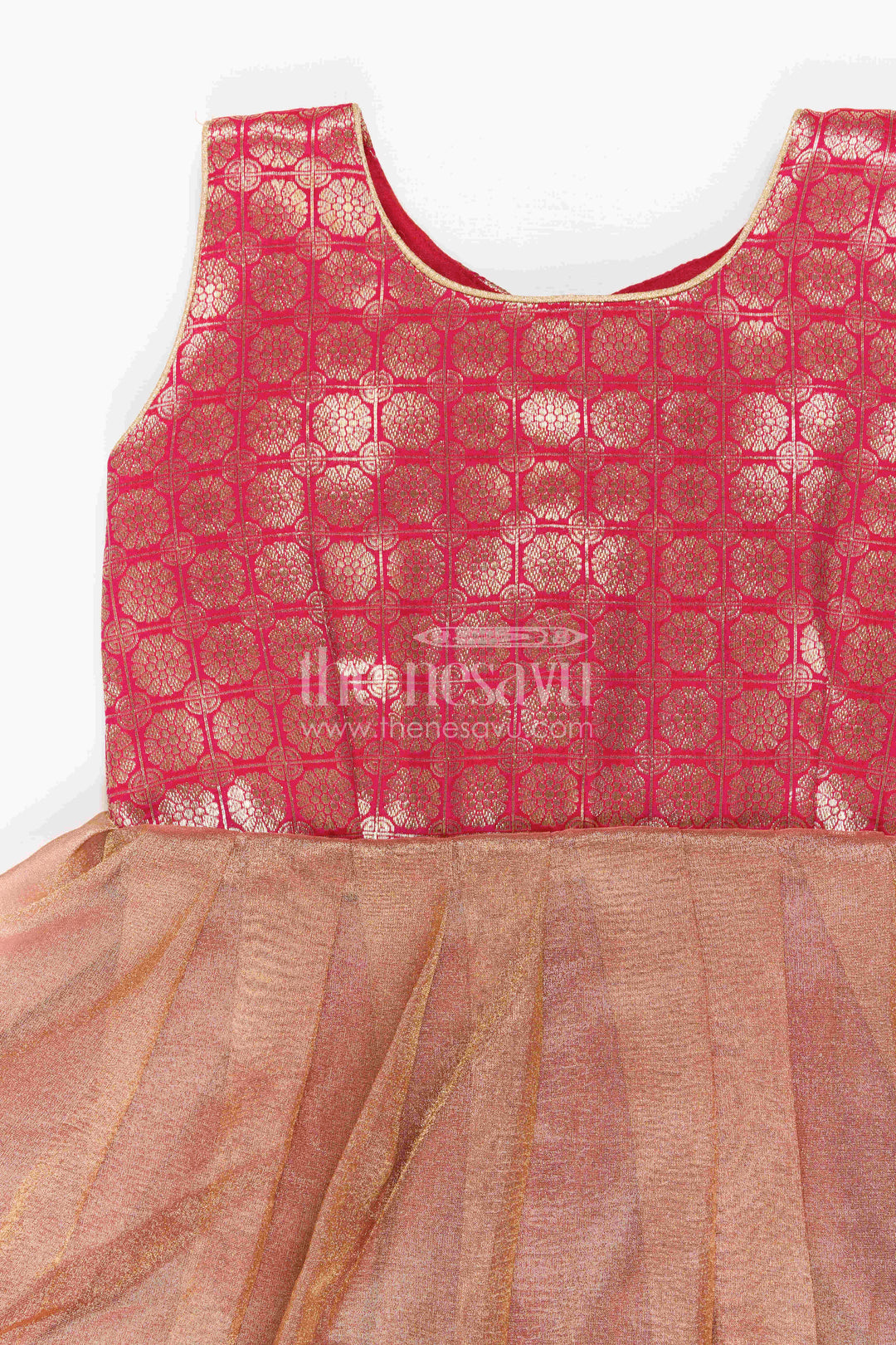 Girls Silk Frock for Birthday Parties and Festive Photoshoots