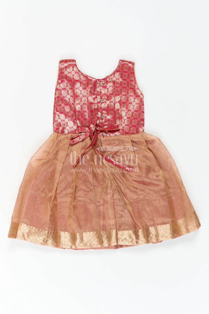 Girls Silk Frock for Birthday Parties and Festive Photoshoots