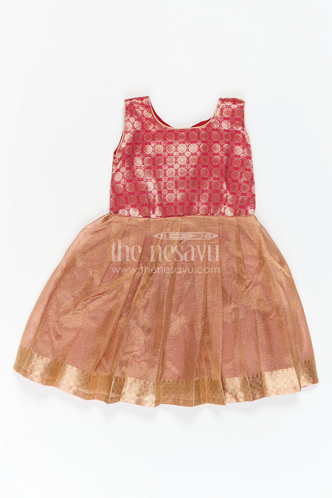 Girls Silk Frock for Birthday Parties and Festive Photoshoots
