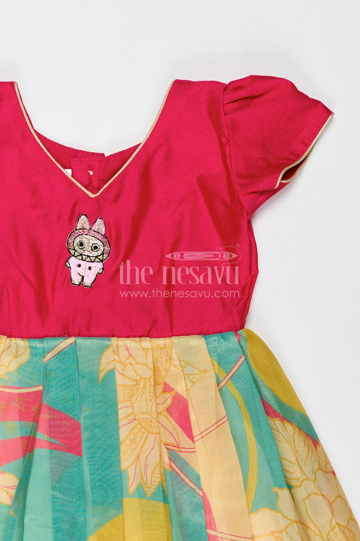 Silk Frock in Pink with an Occasion Ready Finish