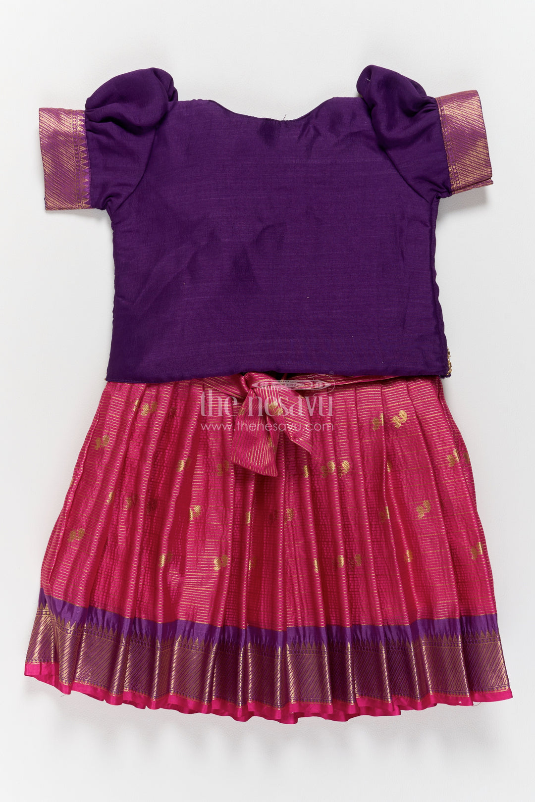 Ethnic Party Frock for Girls in Pink for Celebrations and Photos