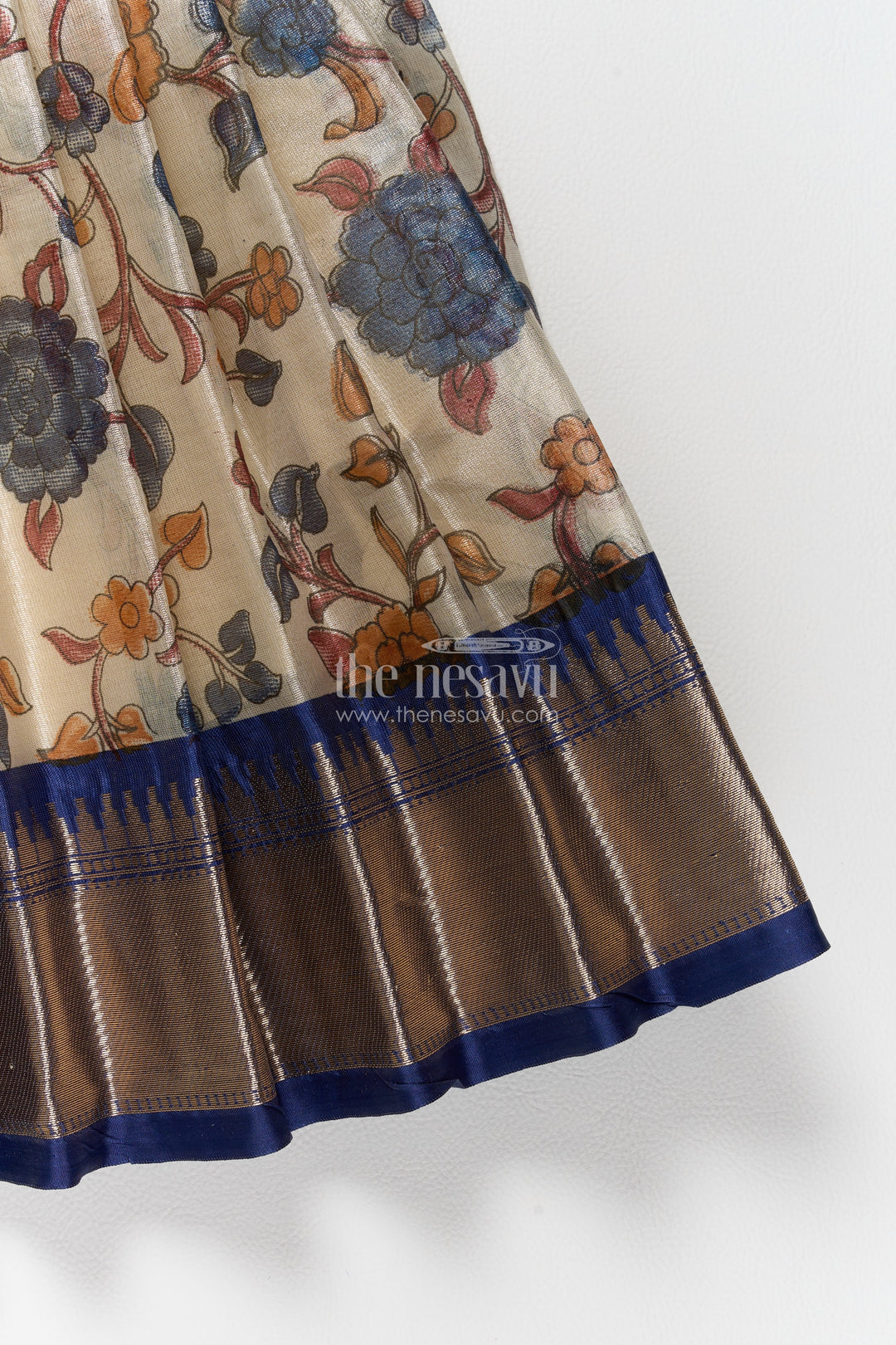 Party Wear Silk Frock with Thread Embroidery for Festive Occasions