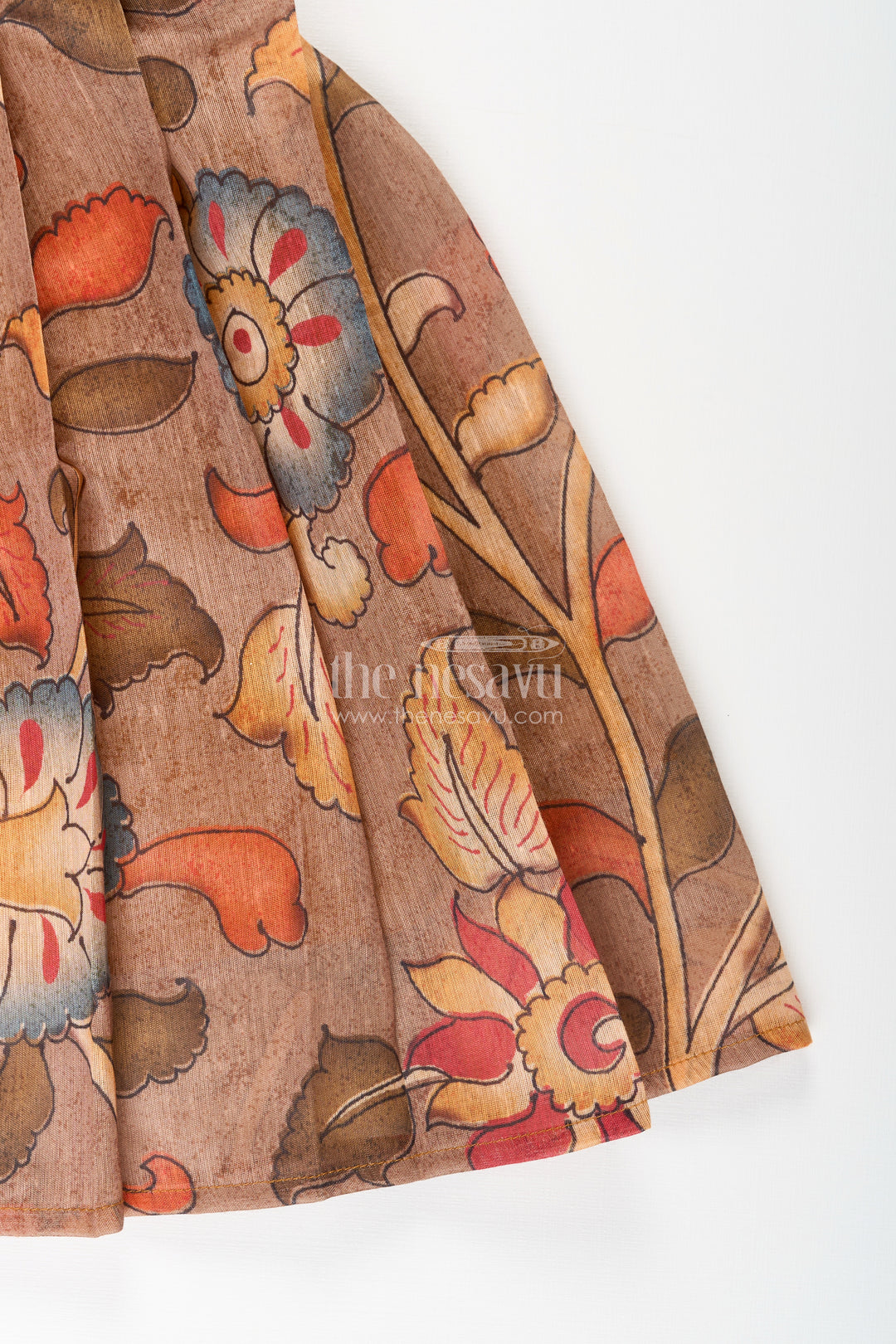 Cotton printed baby girl tie-up frock for summer outings and festive play