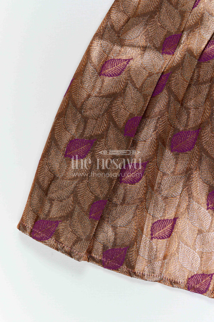 Baby Girl Festive Tie up Frock for Wedding Celebrations