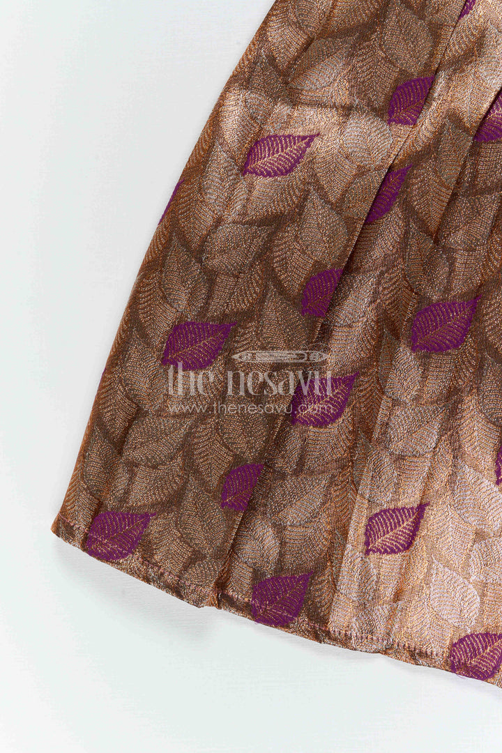 Baby Girl Festive Tie up Frock for Wedding Celebrations