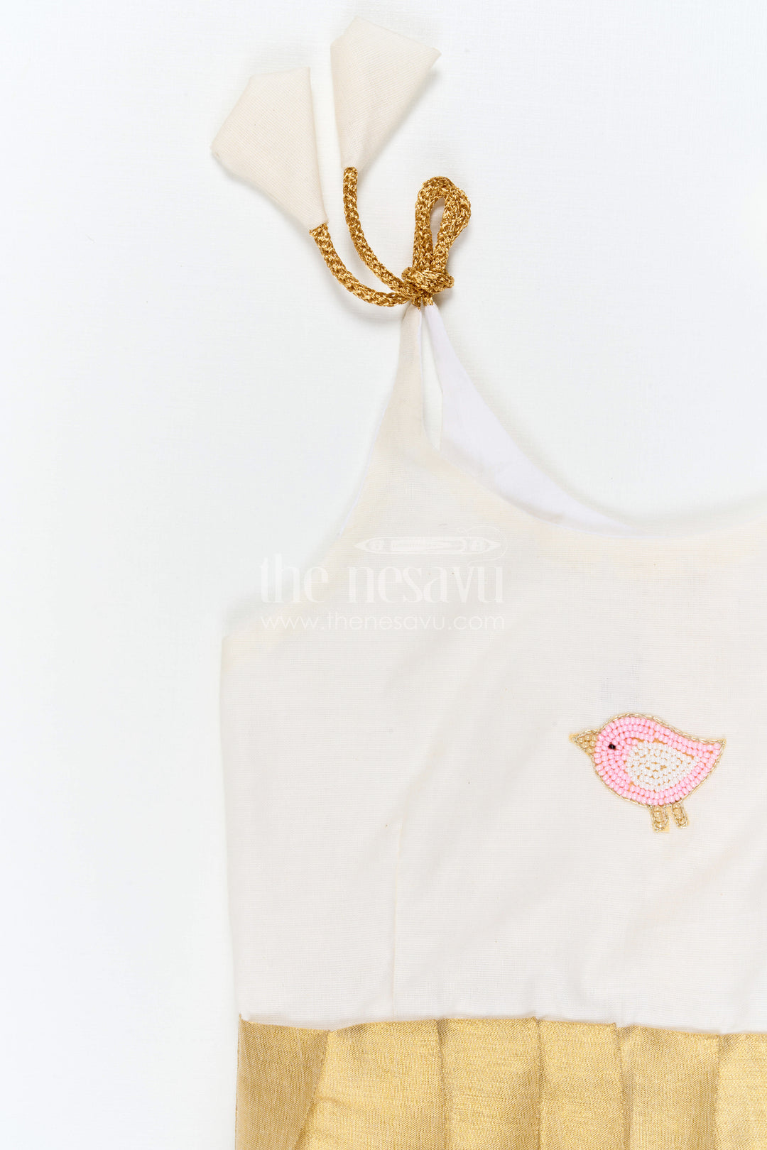 Girls Tissue Silk Frock for Festive Birthday Parties
