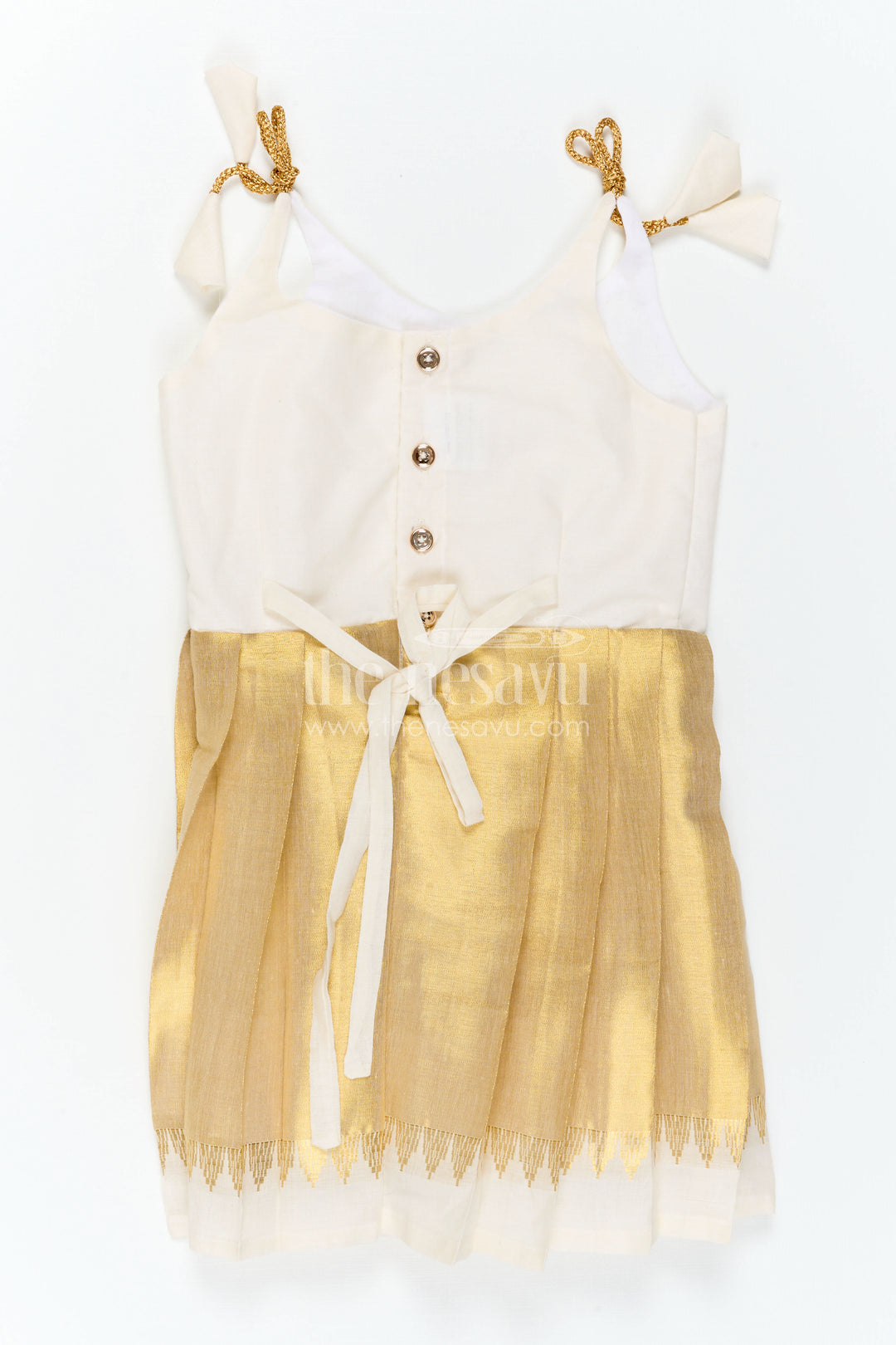Girls Tissue Silk Frock for Festive Birthday Parties