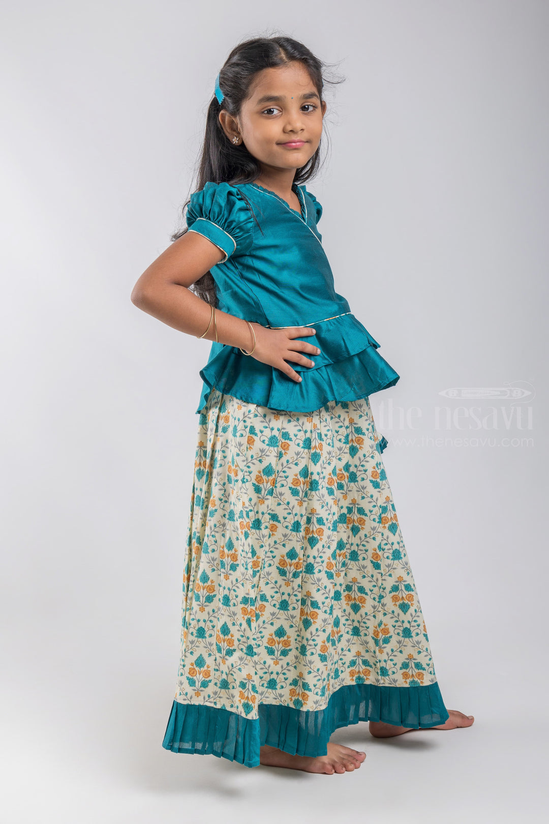 The Nesavu Pattu Pavadai Affordable Daily Wear Pattu Langa Quality Meets Value psr silks Nesavu