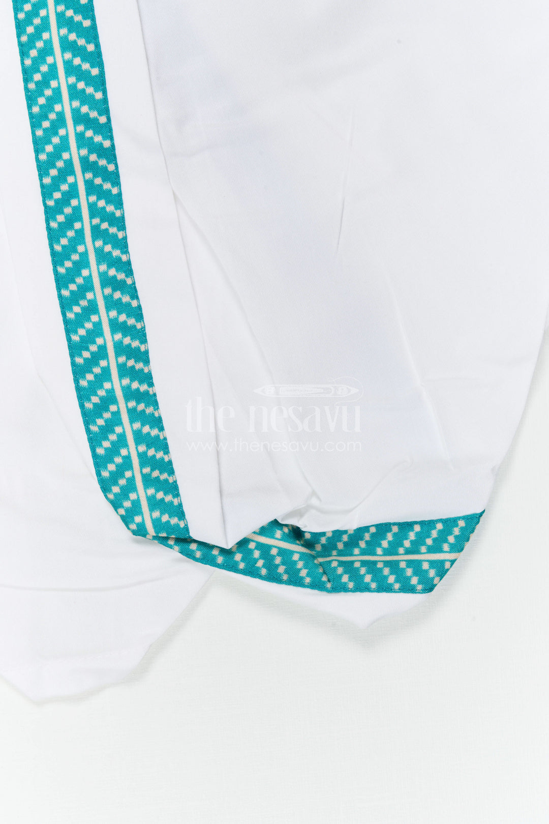 The Nesavu Boys Dothi Set Baby Boy Dhoti Set for Traditional Functions and Festive Wear Nesavu Nesavu Baby Boy Dhoti Set For Festive Wear With Digital Print Top And Comfortable Ethnic Styling