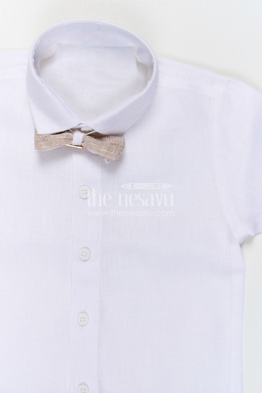 The Nesavu Boys Casual Set Baby Boy Outfit for Weddings and Formal Celebrations Nesavu Nesavu Baby Boy Formal Outfit For Weddings With Cotton Shirt Striped Jacket And Pant Set