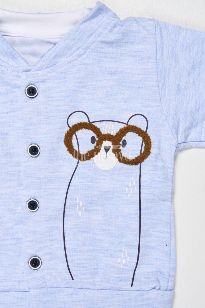 The Nesavu Boys Casual Set Baby Boy Printed Cotton Co-ord Set for Casual Daywear Nesavu Nesavu baby boy cotton co-ord set digital print everyday play comfort