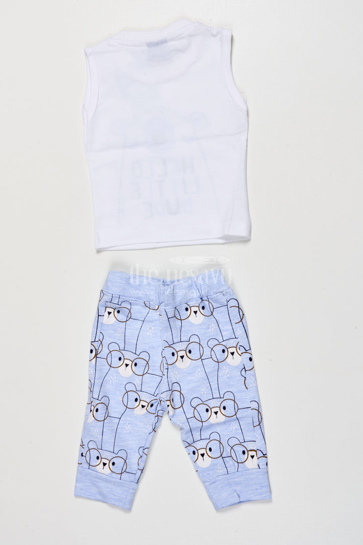 The Nesavu Boys Casual Set Baby Boy Printed Cotton Co-ord Set for Casual Daywear Nesavu Nesavu baby boy cotton co-ord set digital print everyday play comfort
